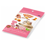Me-O Yummy Bites Soft Chew Cat Treat – Chicken & Tuna with Bonito Cream Filling (10g × 3 Sachets) | Imported from Thailand - Image 2