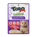 Toro Plus Superfood Cat Treat Tuna with Coconut Oil & Flaxseed (14g x 5 pcs) | Imported from Thailand